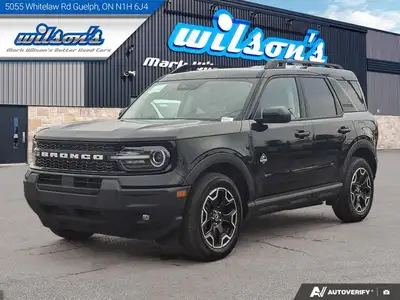Come see this certified 2025 Ford Bronco Sport Outer Banks 4x4 | Leather Trim | Heated Seats + Steer...