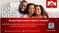 Homestay families needed in Toronto