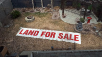 Land for Sale Banner - 4 ft x 20 ft  canvas