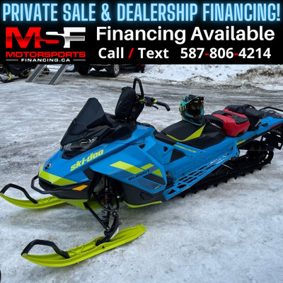 Welcome to Motorsports Financing - Kelowna! 2018 Skidoo Summit x Engine: 1000