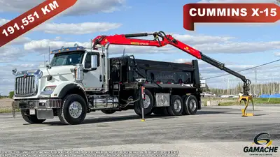 Heavy truck / Camion lourd - # STOCK: C-37578 2022 INTERNATIONAL HX620 BENNE BASCULANTE / CAMION DOM...