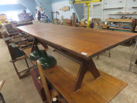 Wood Harvest Table 28'' x 108'' x 31''