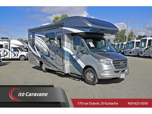 2020 Entegra Coach Qwest 24L 1 extension mercedes turbo diesel S in RVs & Motorhomes in Laval / North Shore - Image 32