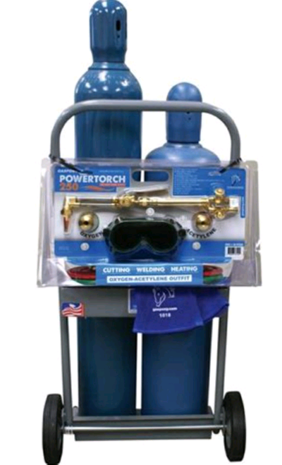 Heavy duty acetylene torch kit Tanks, cart , torch , regulators, We have a full supply of welding an...