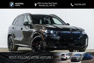 *English below* *Français:* Ce prestigieux BMW X5 xDrive40i, provenant d'un seul propriétaire ayant...