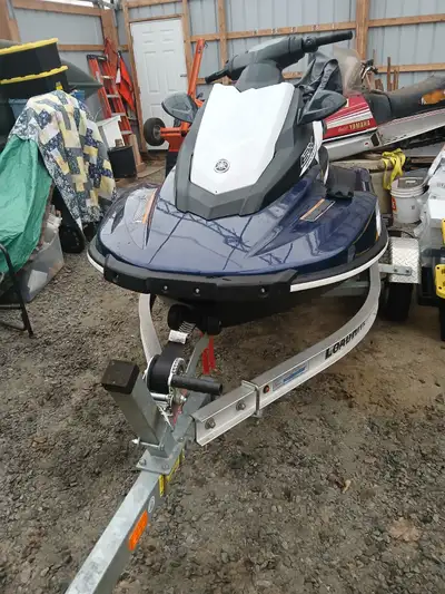EX Sport Yamaha Wave Runner like NEW with very little use 32hrs. Has trailer, and cover and is 1049C...