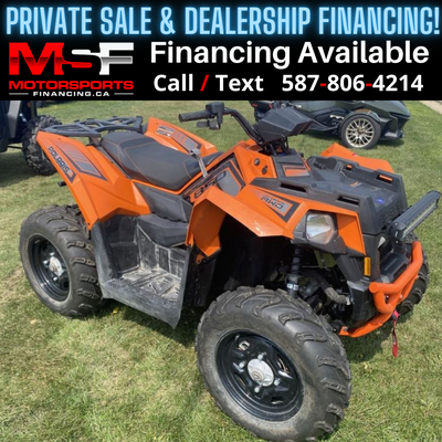 Welcome to Motorsports Financing - Kelowna! 2021 Polaris Scrambler Engine: 1000