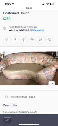Contoured Couch