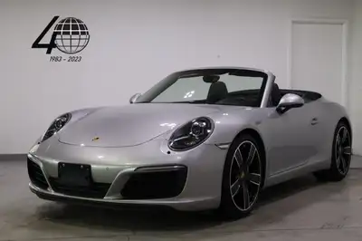 World Fine Cars NEW ARRIVAL!!! 2017 Porsche 911 Carrera Cabriolet - GT SILVER METALLIC | SPORTDESIGN...