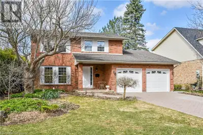Nestled on a quiet and private street in the sought-after St. Johns Wood area of Ancaster, this beau...