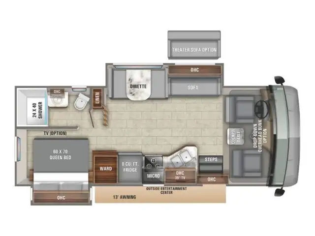 2020 Entegra Coach Vision 26X 2 extensions Classe A Vision in RVs & Motorhomes in Laval / North Shore - Image 4