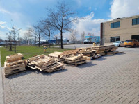 TORONTO pallet source has GREAT used pallets wood or plastic