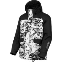 FXR Kids Black Camo Kicker Snowmobile Jacket Extremely Warm SALE