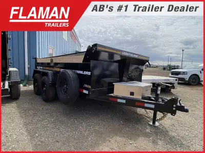2026 SOUTHLAND SL612-10K DUMP TRAILER - 12' Color: Black Box Size: 12ft(L) x 74in.(W) x 26in.(H) 8in...