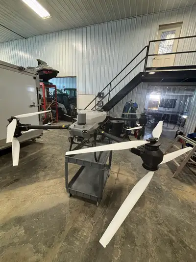 2 USED 2024 T-50 Drone Sprayer, priced as package of 2 ($28,000 ea) - Model T-50 - 10.5 L Chemical T...
