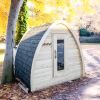 Buy our Luxurious White Cedar Sauna Pod for Ultimate Relaxation