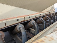 2012 Nor-Tech Surge Bin with Conveyor Pickup Throat Landing Gear 42in. Blet Spring Suspension 11r24.... (image 6)