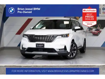 2022 Kia Carnival EX 3.5L V6 FWD 8-Speed Automatic EXTERIOR - SNOW WHITE PEARL INTERIOR - BLACK, SYN...