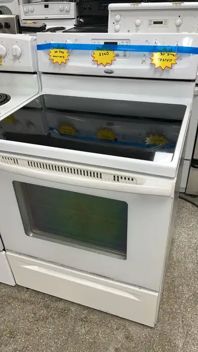 Whirpool 30” Convection Stove Fully Tested  30-Day Warranty, View more