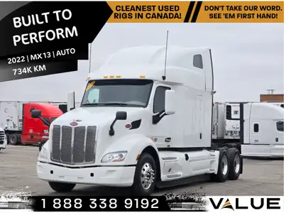2022 PETERBILT 579 SLEEPER Odometer: 733,849 km Engine: PACCAR MX-13 – 455 HP Transmission: PACCAR T...