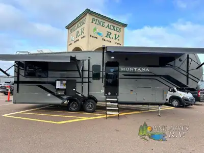Keystone Montana High Country fifth wheel 311RD highlights: U-Shaped Kitchen 35 feet long approx 12,...