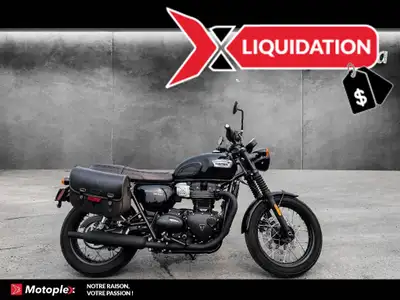 Motoplex Mirabel 2018 TRIUMPH T100 BLACK liquidation T100 BLACK liquidation LIQUIDATION FIN DE SAISO...