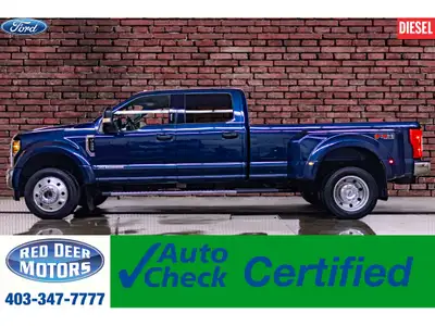 **ONE OWNER - ACCIDENT FREE** 42,310 KM This 2019 Ford F-450 4x4 Crew Cab XLT FX4 Dually is powered...