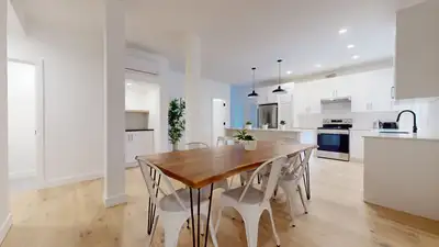 Room for rent in a spacious 4-bedroom apartment in St-Henri, fully renovated in 2023, with a large c...