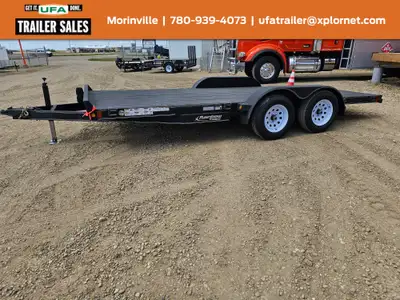 MAde In Canada! This Rainbow 18' Car & Equipment trailer hauls enough for equipment transport, and i...