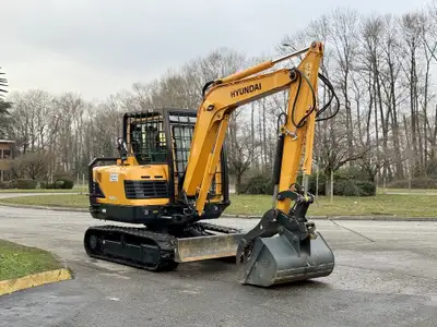 2022 Hyundai Robex 2022 Hyundai R55-9A Tracked Excavator 120 Hours R55-9A Rubber Tracks Yanmar 4TNV9...