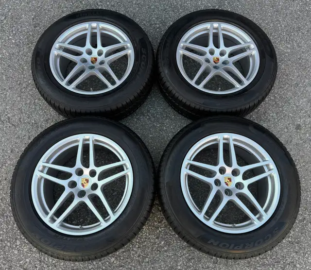 2023 Porsche Macan S 18" Original Rims And Winter Tires in Tires & Rims in City of Toronto - Image 2