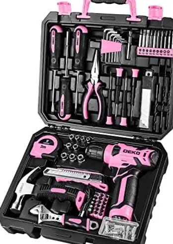DEKOPRO 126pc Drill Tool Set - 8V Cordless, Case, View more