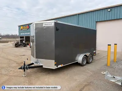 Haulmark Passport Deluxe 7'x16' Enclosed Cargo Trailer - Loaded with standard features like 6'6in. I...