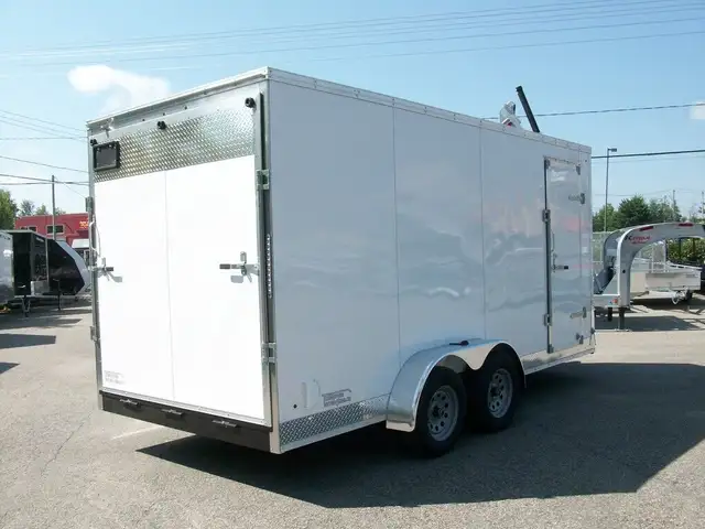 2025 Weberlane CARGO 7' X 16' V-NOSE 2 ESSIEUX 7'HT VTT MOTO TRA in Cargo & Utility Trailers in Laval / North Shore - Image 7