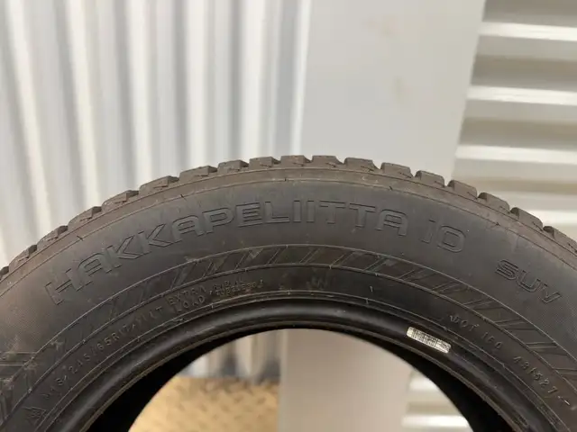90% tread. 245/65 R17 Winter Tires Nokian Hakkapeliitta 10 in Tires & Rims in Mississauga / Peel Region - Image 9
