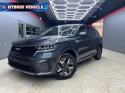 The 2023 Kia Sorento Hybrid LX in a sophisticated Gray finish is an AWD SUV designed for those who v...