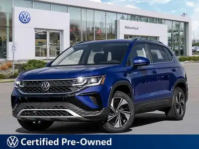 Discover this pristine 2024 Volkswagen Taos Highline, boasting an incredibly low 90 kilometers on it...