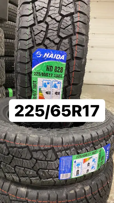 SIZE:225/65R17A/T NEW ALL SEASON TIRES BRAND:HAIDA INSTALLATION AND BALANCE IS AVAILABLE ADDRESS:252...