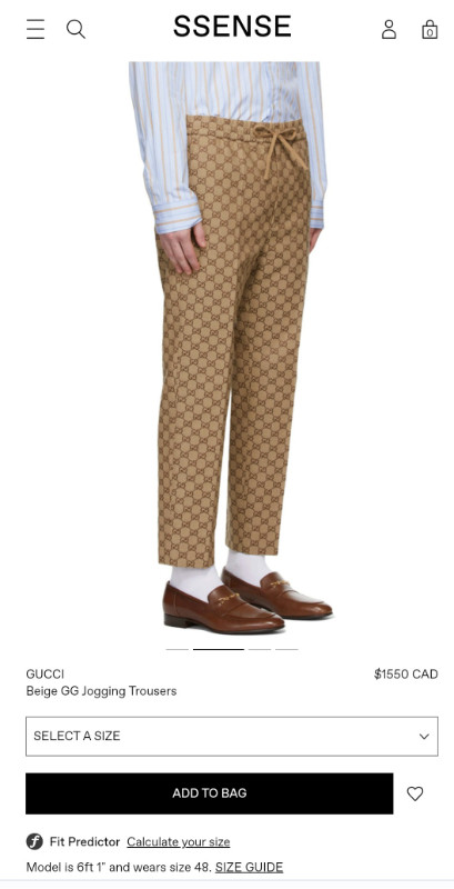 Gucci Pants Size 52 in Men's in Oshawa / Durham Region