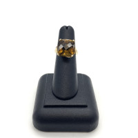 14 Karat Yellow Gold Lady's Smokey Quartz 5gm Ring $295