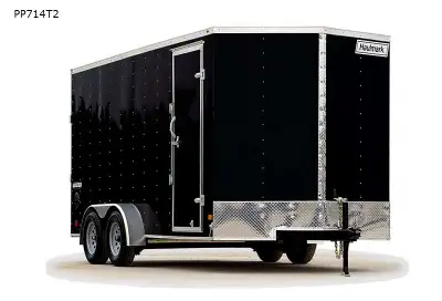 Haulmark Passport cargo trailer PP714T2 highlights: 18' Overall Length 32in.in. Side Door with Bar L...