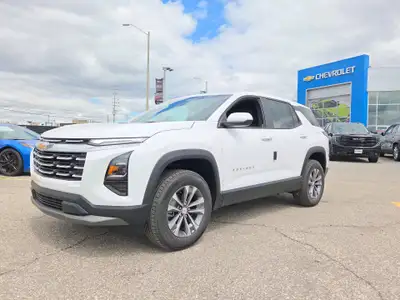 Experience confident all-season driving with the 2026 Chevrolet Equinox AWD LT in Summit White, desi...