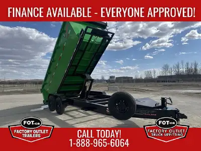 Welcome to Factory Outlet Trailers! New 16ft Roll Off Dump Trailer from Horizon Trailers Bin Not Inc...