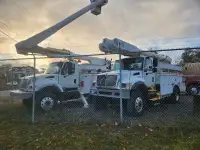2 To Choose From 2004 International 7300 4x4 Bucket Truck
