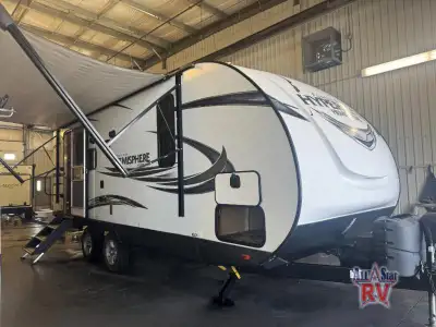 Forest River Salem Hemisphere Hyper-Lyte travel trailer 23RBHL highlights: Single Slide Out Rear Bat...
