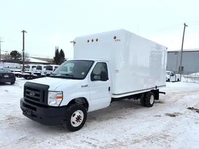 2024 Ford E-450 Cube Van, 7.3L V8 Gas, Auto, A/C, Tilt, Cruise, Pw, Pl, Unicell 16Ft Cube Body, Roll...