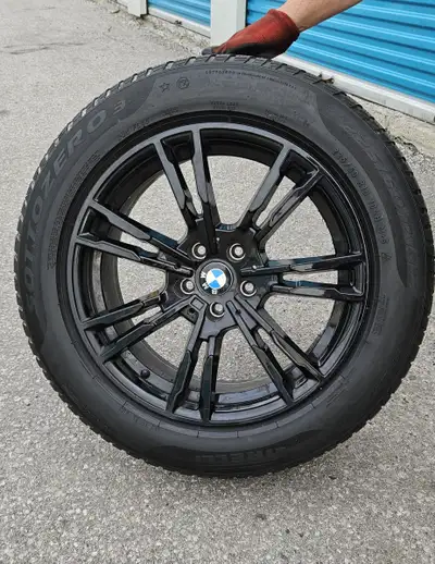 IF U SEE THE AD RIMS TIRES STILL FOR SA;E 4 New Take off bmw X3 X4 rims 225/60/18 FORWAY ice power W...