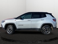 Used 2024 Jeep Compass Trailhawk 4x4 for Sale in Edmonton, AB | 94,768 km | Silver Zynith Metallic E... (image 1)