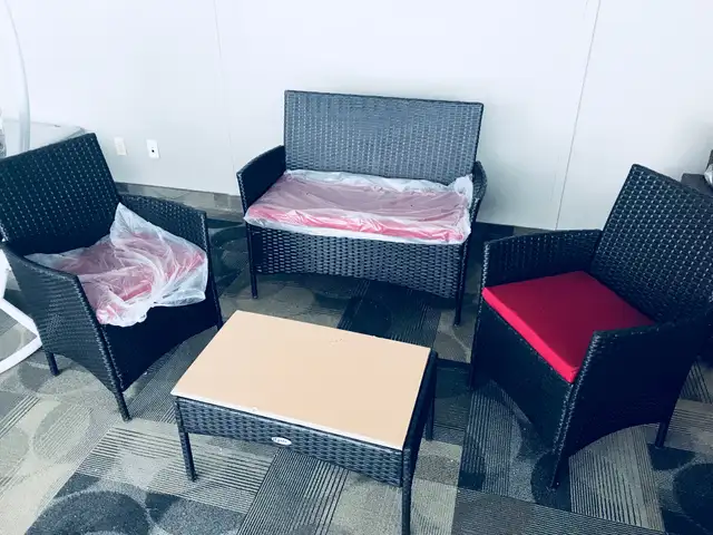 Patio Furniture Outdoor 4 pcs set Balcony Condo Apartment in Patio & Garden Furniture in Markham / York Region - Image 4