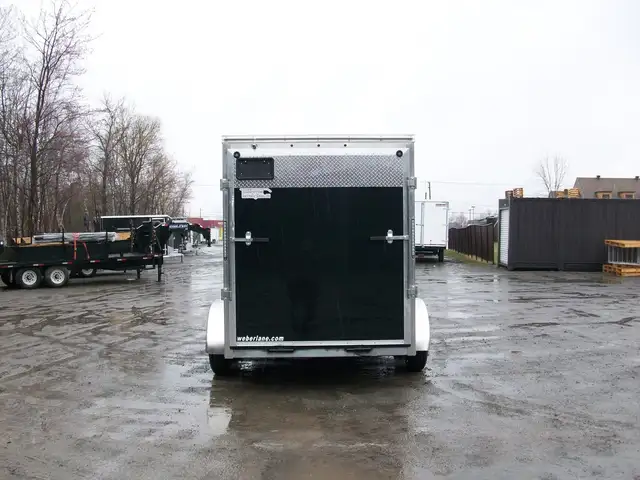 2025 Weberlane 6' X 12' V-NOSE 2 ESSIEUX rampe contracteur vtt m in Cargo & Utility Trailers in Laval / North Shore - Image 9